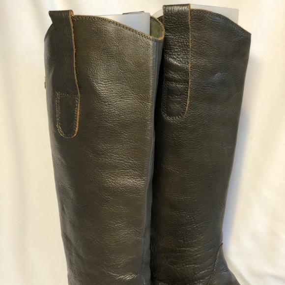 Miz Mooz Green Leather Boots - Picture 3 of 15